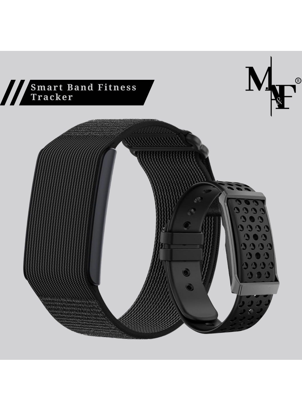 M.A&F's Smart Band Fitness Tracker, 24/7 Activity and Sleep Tracker with Heart Rate, 10 Days Battery Life, 27 Sports Modes, Strength Training